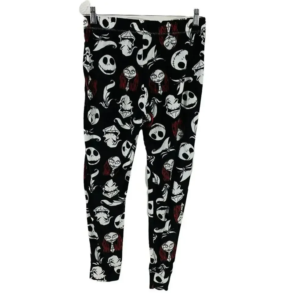 Disney Nightmare Before Christmas Fleece Jogger Pajama Small - Picture 4 of 5